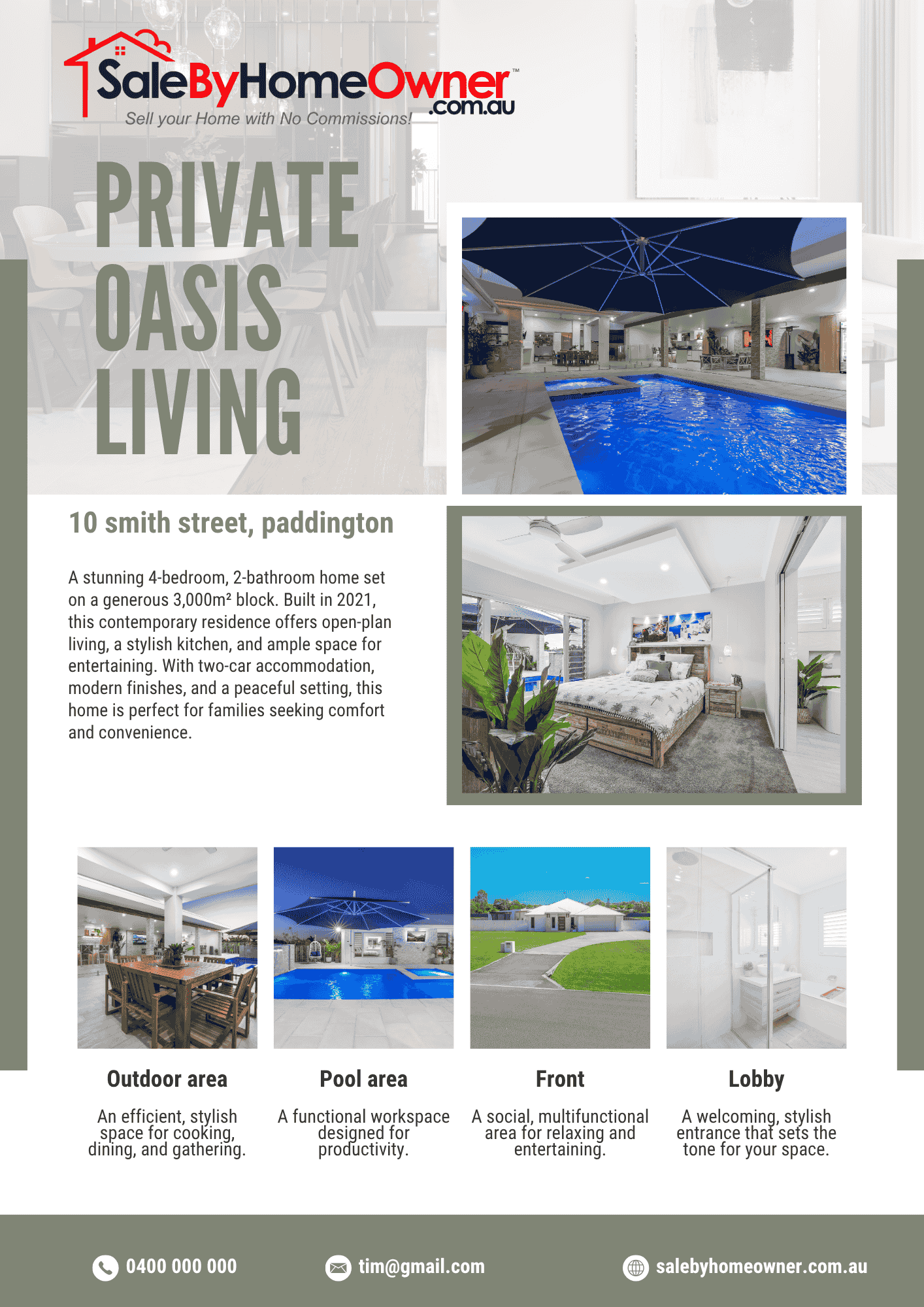 Gray and White Minimalist Interior Design Flyer (1)