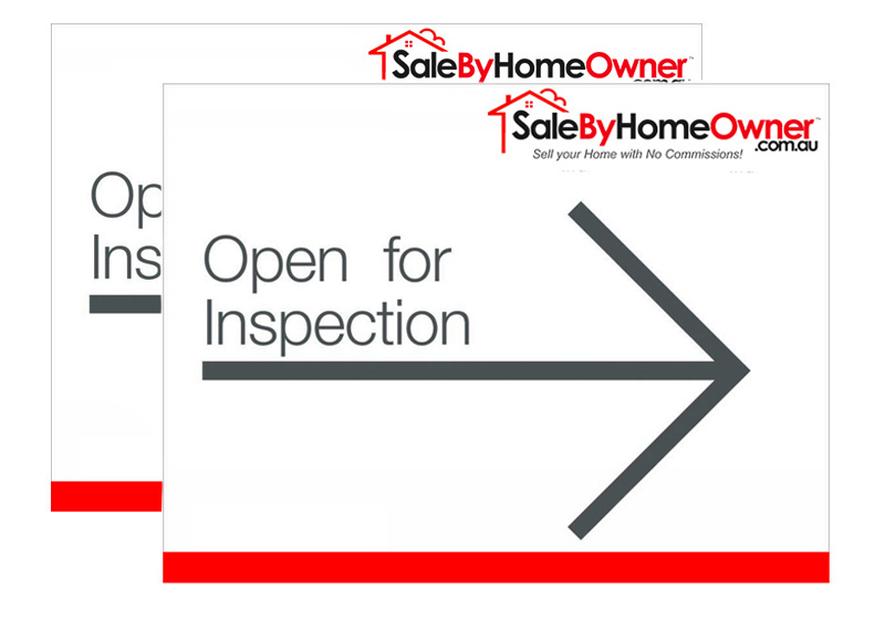Open for inspection signs